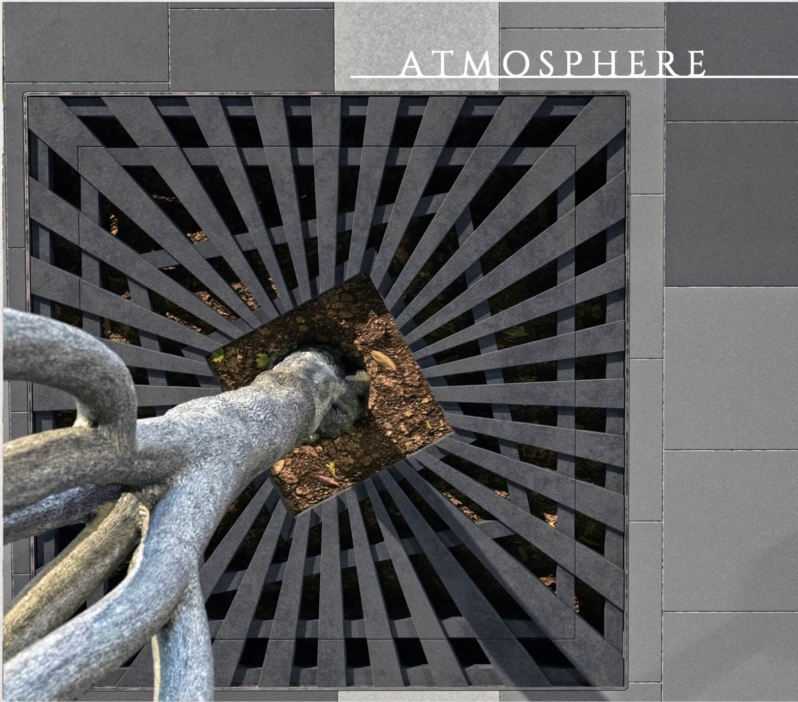 Приствольная решетка для дерева ZKING ATMOSPHERE 1.2х1.2м Черная в Ленинск-Кузнецком фото