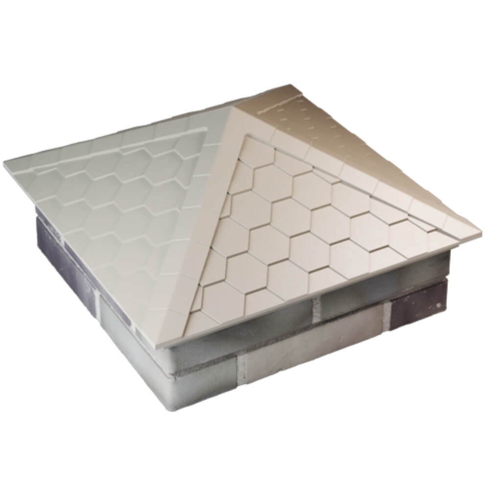 Колпак Zking Эверест Бежевый на столб 2х2 кирпича (535х535мм) Ленинск-Кузнецкий фото