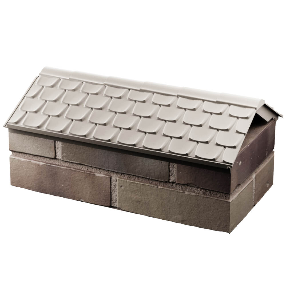 Парапет Zking Эльбрус Бежевый с посадкой на 1 кирпич (255мм) в Ленинск-Кузнецком фото