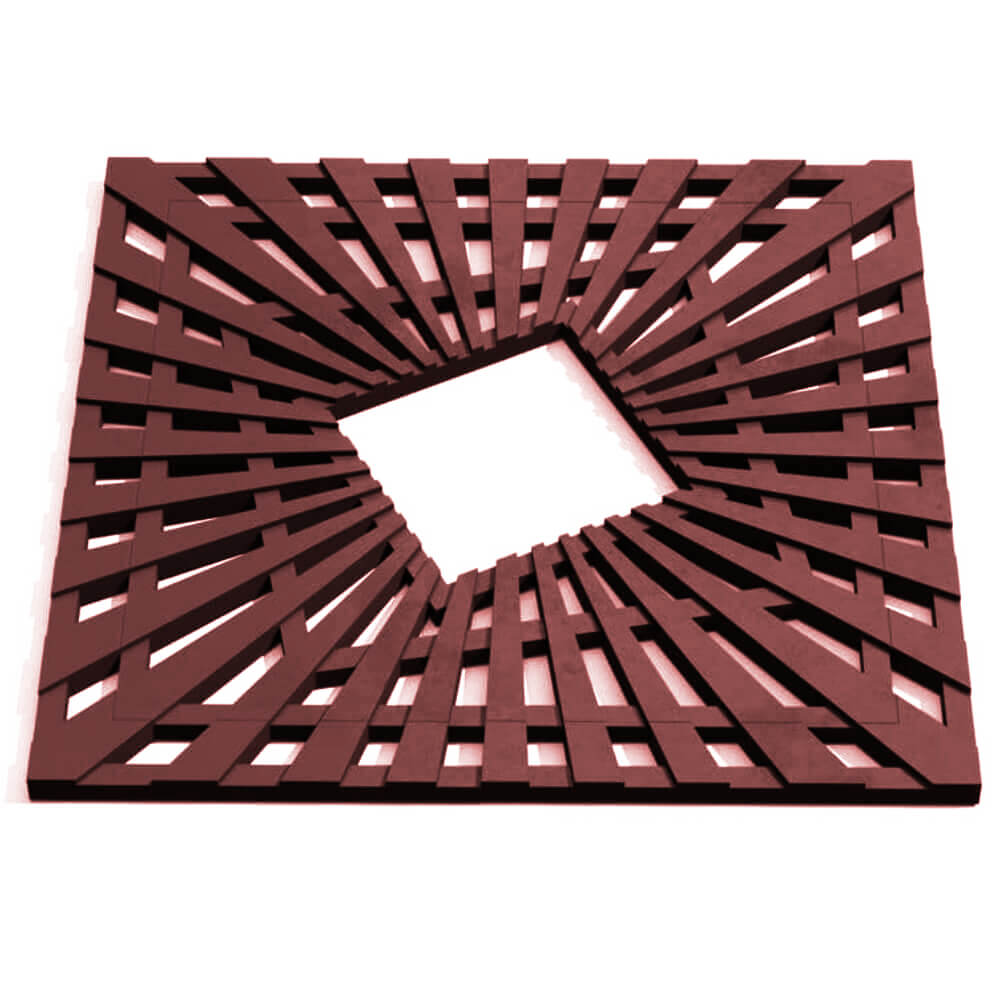 Приствольная решетка для дерева ZKING ATMOSPHERE 1.2х1.2м Коричневая Ленинск-Кузнецкий фото