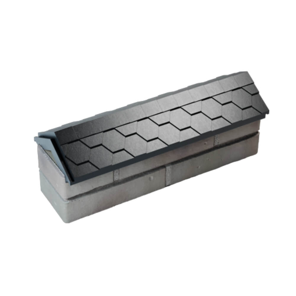 Парапет Zking Эверест Черный с посадкой на 0.5 кирпича (130мм) в Ленинск-Кузнецком фото