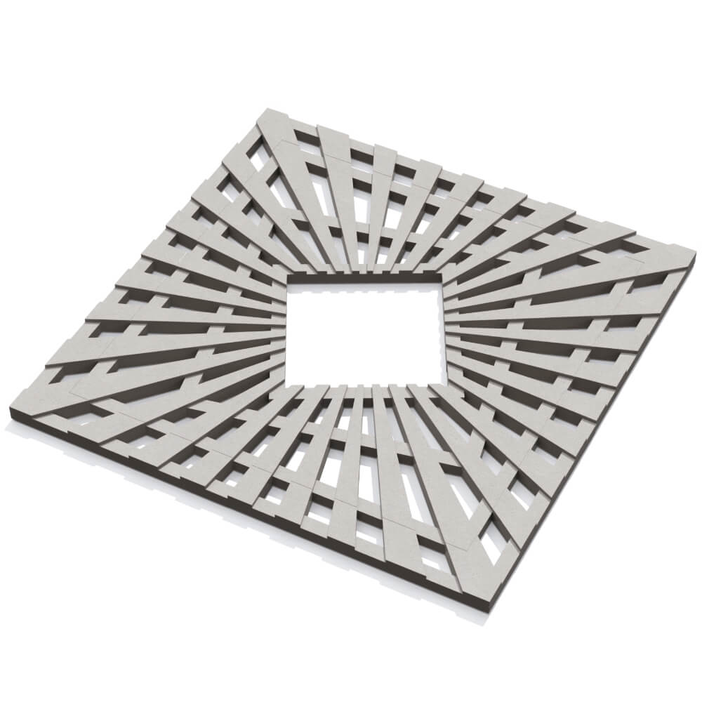 Приствольная решетка для дерева ZKING ATMOSPHERE 1.2х1.2м Бежевая в Ленинск-Кузнецком фото