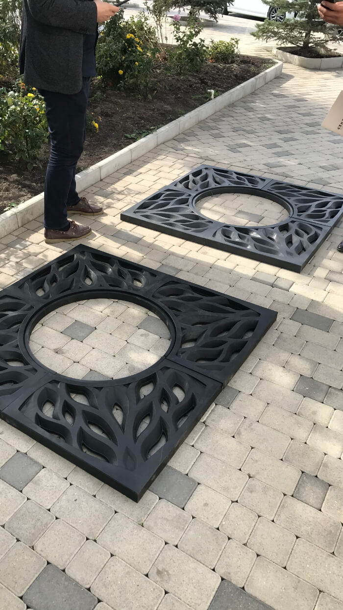 Приствольная решетка для дерева ZKING CRUST 1.2х1.2м Черная в Ленинск-Кузнецком фото