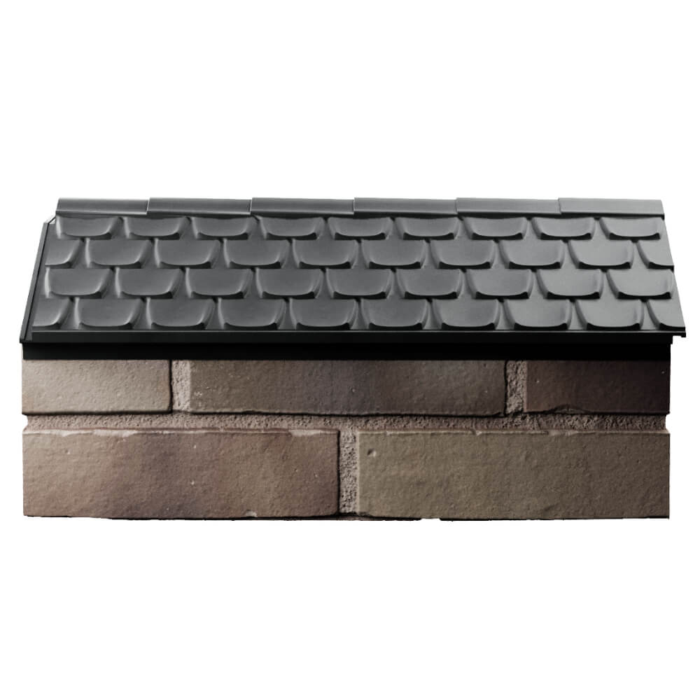Парапет Zking Эльбрус Серый с посадкой на 1 кирпич (255мм) в Ленинск-Кузнецком фото