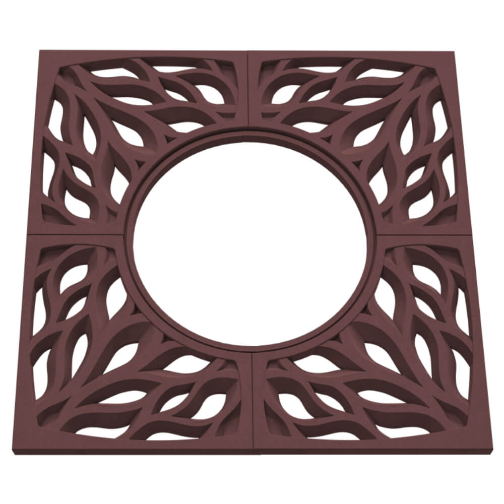 Приствольная решетка для дерева ZKING CRUST 1.2х1.2м Коричневая в Ленинск-Кузнецком фото