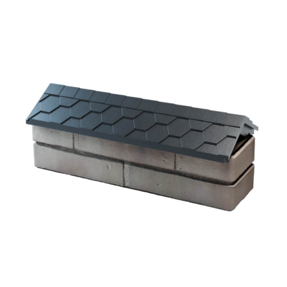 Парапет Zking Эверест Серый с посадкой на 0.5 кирпича (130мм) в Ленинск-Кузнецком фото