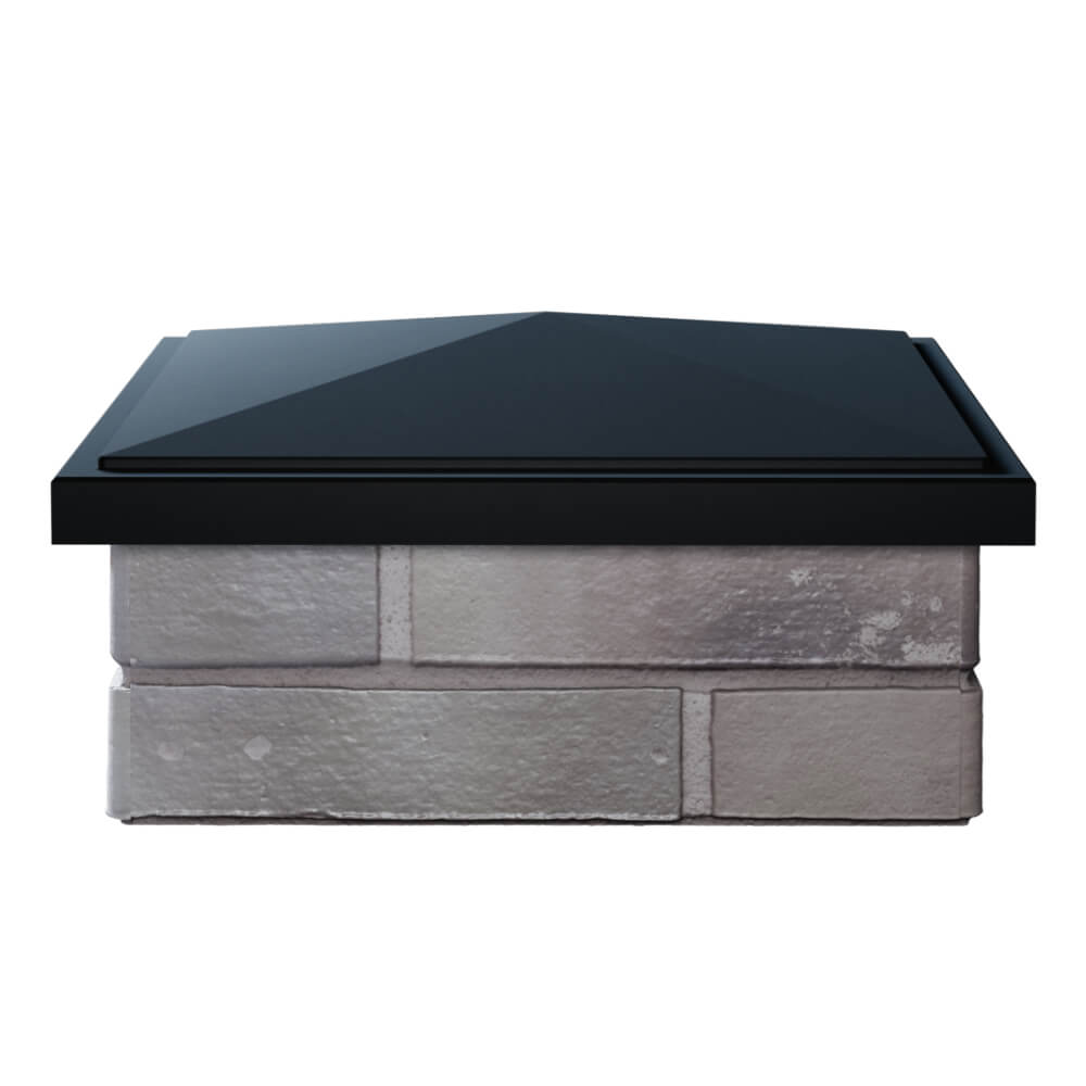 Колпак Zking БонаМоно Черный на столб 1.5х1.5 кирпича (385х385, 400х400мм) Ленинск-Кузнецкий фото