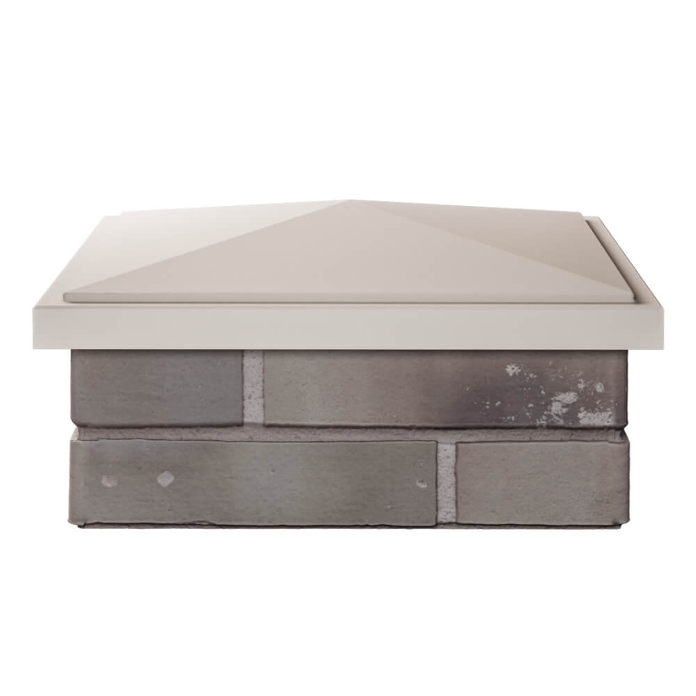 Колпак Zking БонаМоно Бежевый на столб 1.5х1.5 кирпича (385х385, 400х400мм) Ленинск-Кузнецкий фото