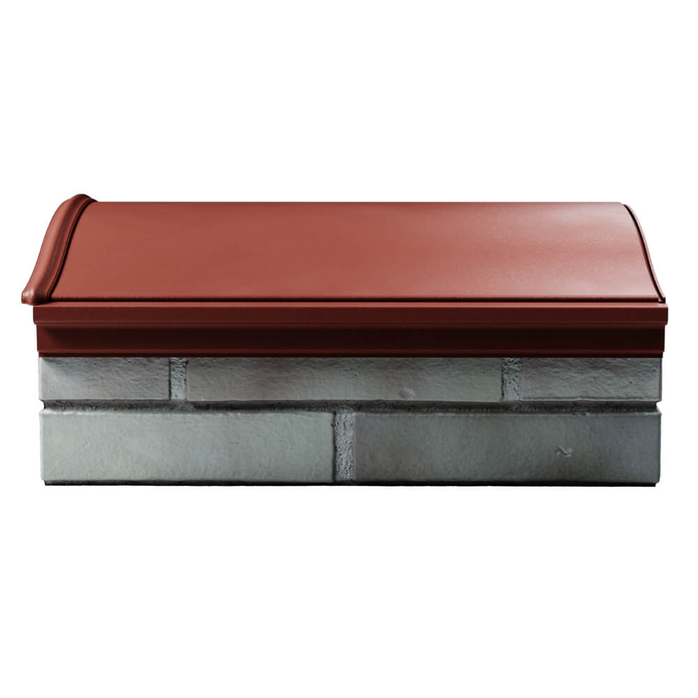 Парапет Zking Монблан Красный посадка на 1.5 кирпича (355/385мм)