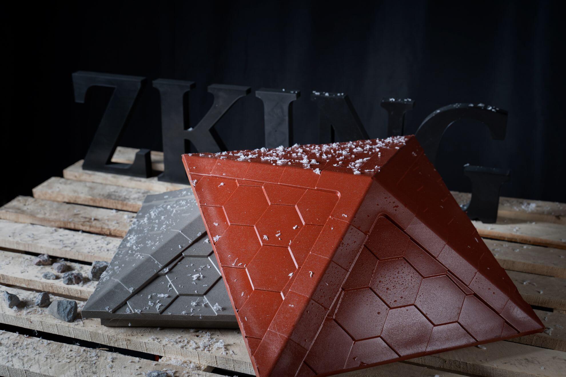 Колпак Zking Эверест Красный на столб 1.5х1.5 кирпича (390х390мм) в Ленинск-Кузнецком фото