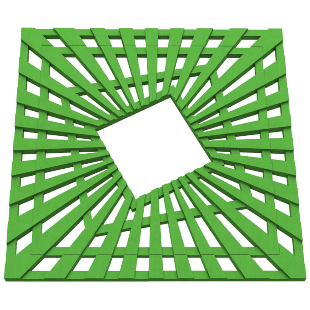 Приствольная решетка для дерева ZKING ATMOSPHERE 1.2х1.2м Зеленая в Ленинск-Кузнецком фото