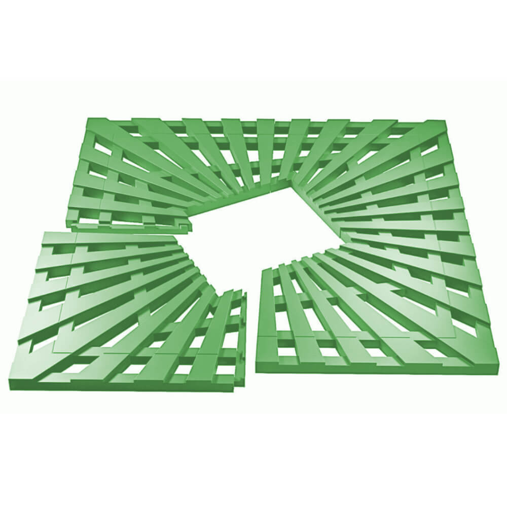 Приствольная решетка для дерева ZKING ATMOSPHERE 1.2х1.2м Зеленая в Ленинск-Кузнецком фото