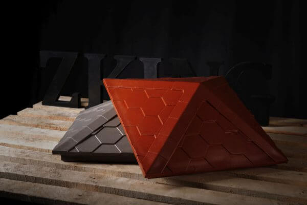 Колпак Zking Эверест Красный на столб 1.5х1.5 кирпича (390х390мм) в Ленинск-Кузнецком фото