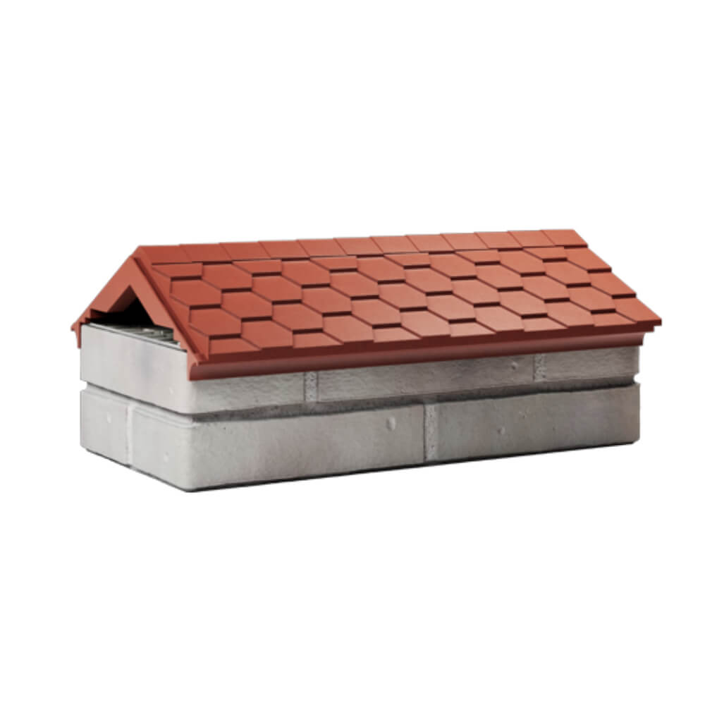 Парапет Zking Эверест Красный с посадкой на 1 кирпич (200/225/255мм) Ленинск-Кузнецкий фото