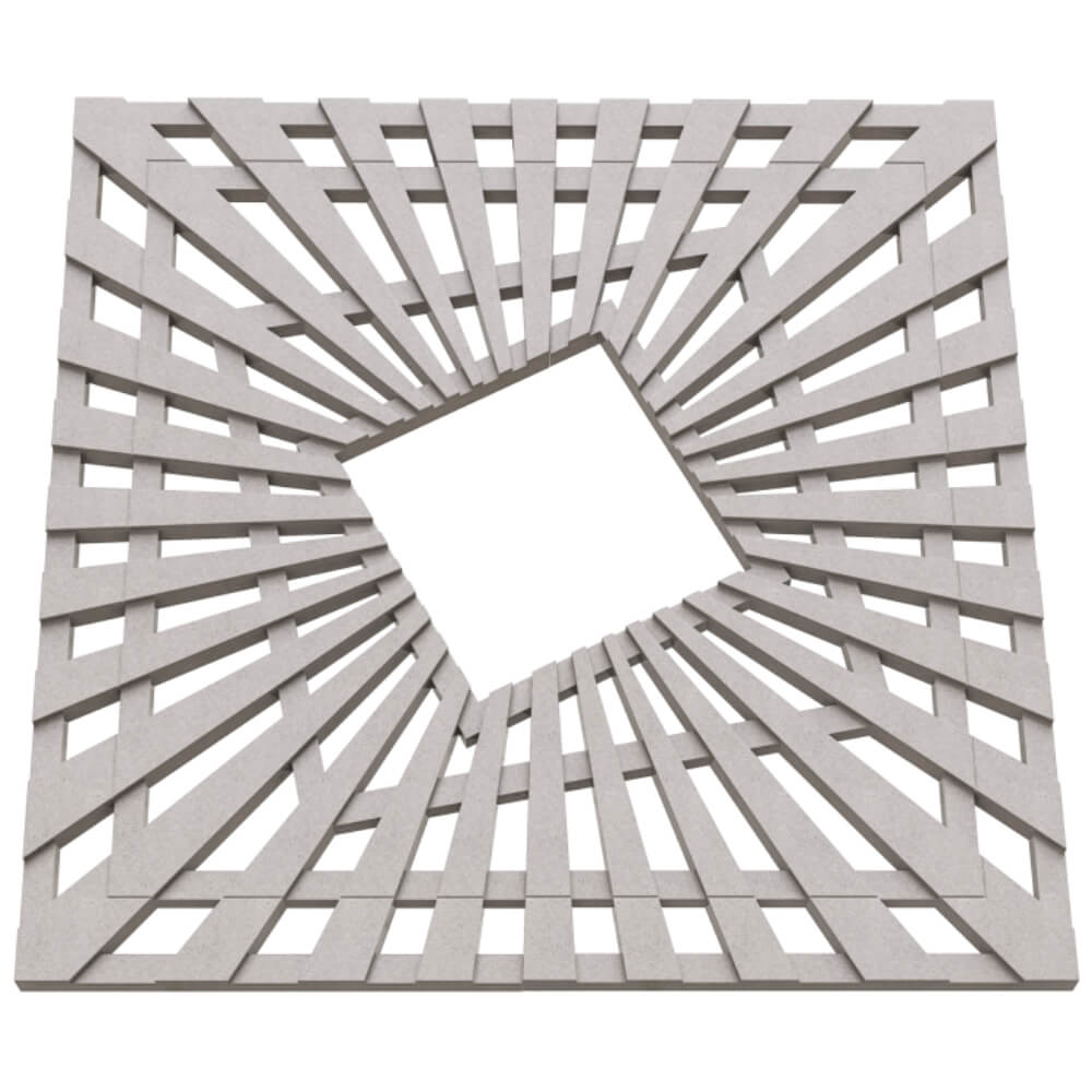 Приствольная решетка для дерева ZKING ATMOSPHERE 1.2х1.2м Бежевая в Ленинск-Кузнецком фото