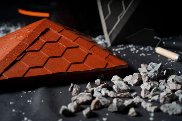 Колпак Zking Эверест Красный на столб 1.5х1.5 кирпича (390х390мм) в Ленинск-Кузнецком фото