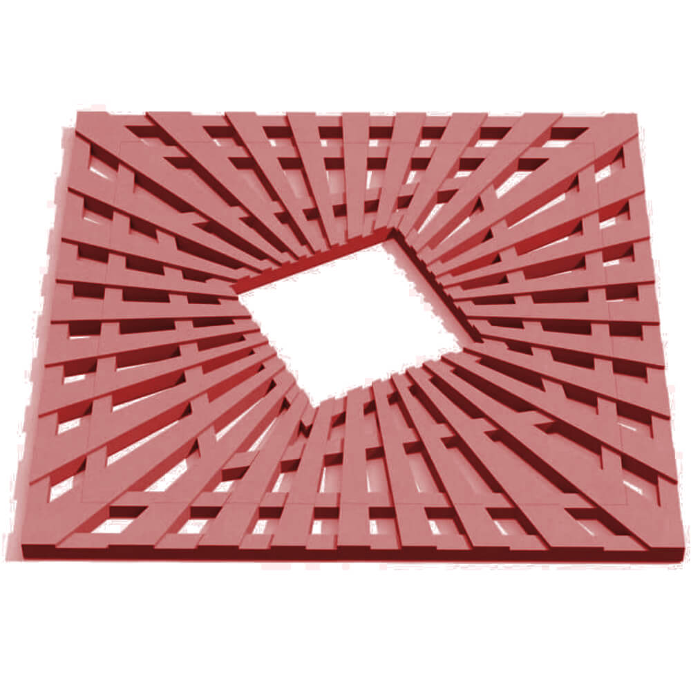 Приствольная решетка для дерева ZKING ATMOSPHERE 1.2х1.2м Красная Ленинск-Кузнецкий фото