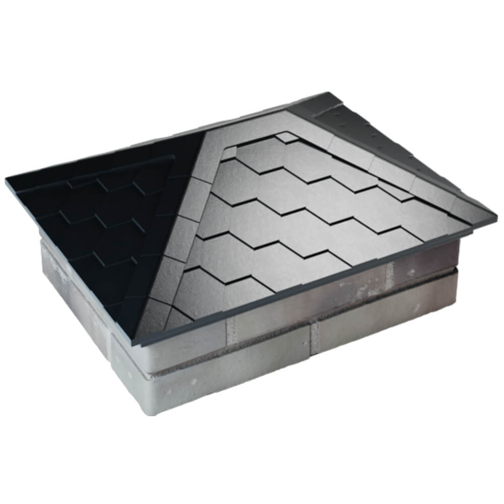 Колпак Zking Эверест Черный на столб 2х1.5 кирпича (520х390мм) Ленинск-Кузнецкий фото