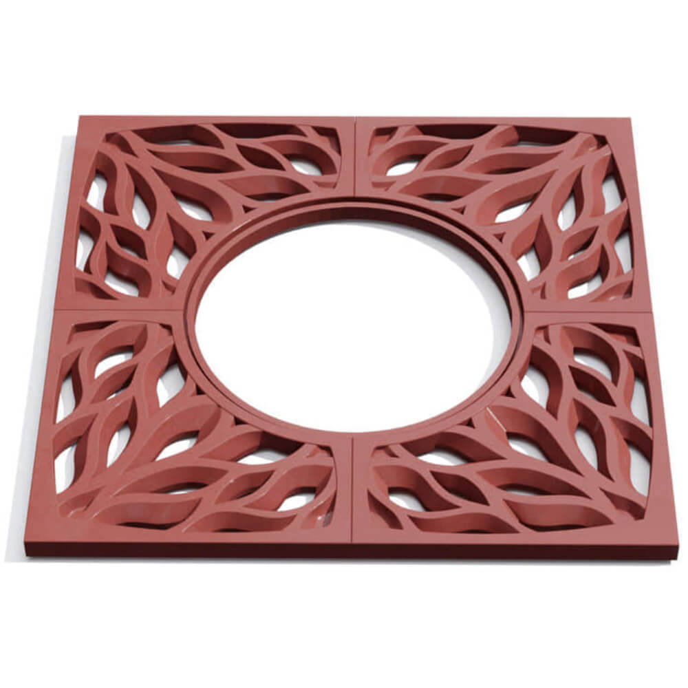 Приствольная решетка для дерева ZKING CRUST 1.2х1.2м Красная Ленинск-Кузнецкий фото