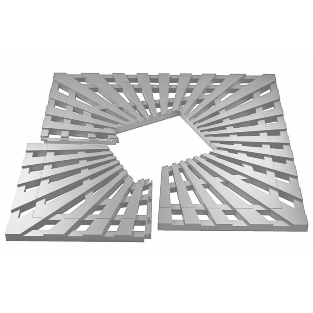 Приствольная решетка для дерева ZKING ATMOSPHERE 1.2х1.2м Бежевая в Ленинск-Кузнецком фото