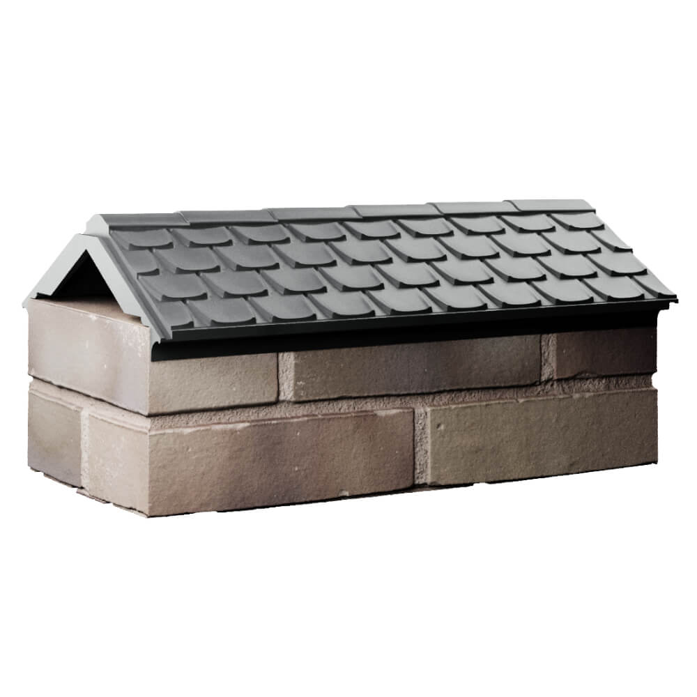 Парапет Zking Эльбрус Серый с посадкой на 1 кирпич (255мм) Ленинск-Кузнецкий фото