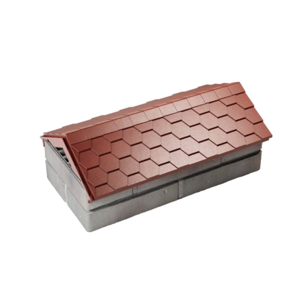 Парапет Zking Эверест Красный с посадкой на 1 кирпич (200/225/255мм) в Ленинск-Кузнецком фото