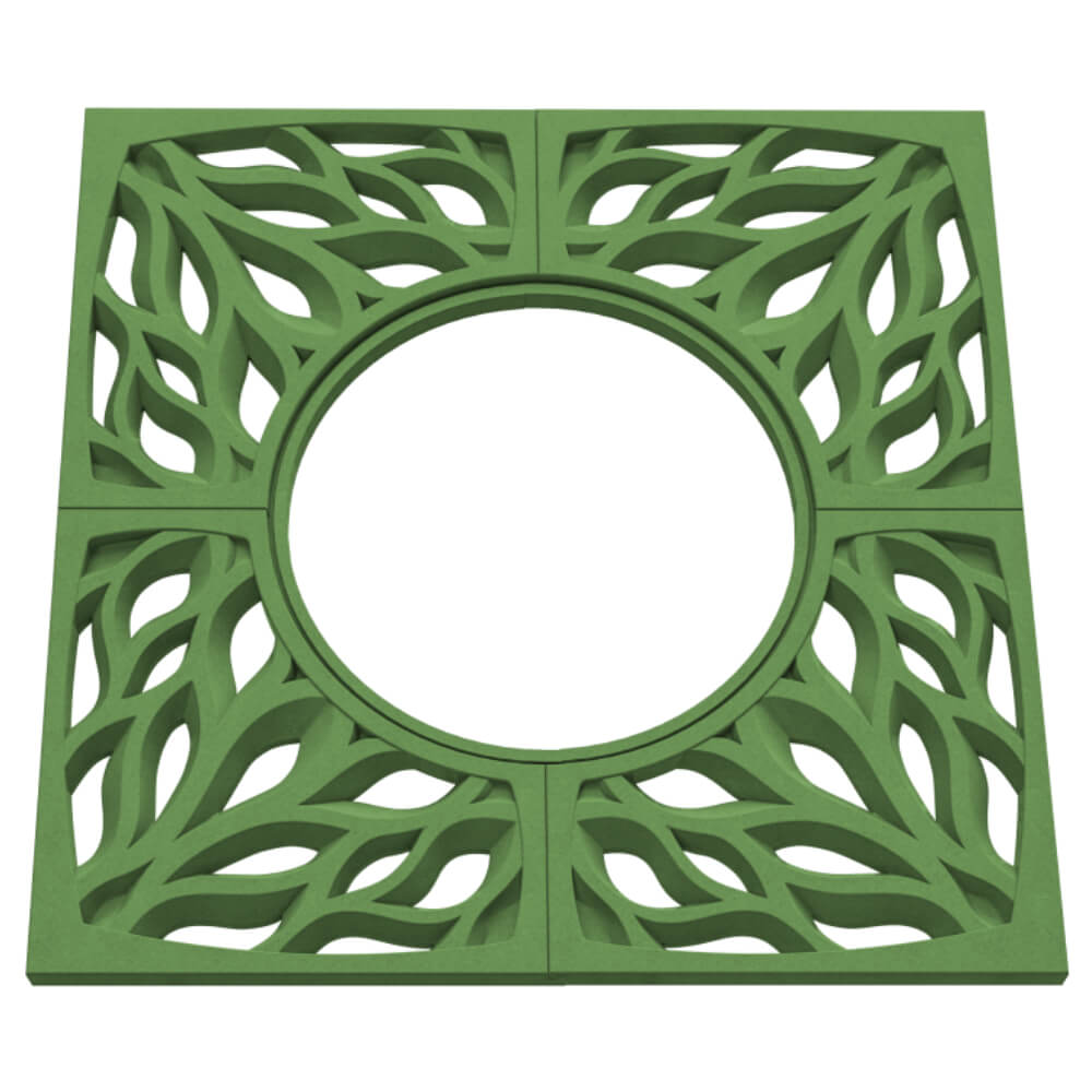 Приствольная решетка для дерева ZKING CRUST 1.2х1.2м Зеленая в Ленинск-Кузнецком фото