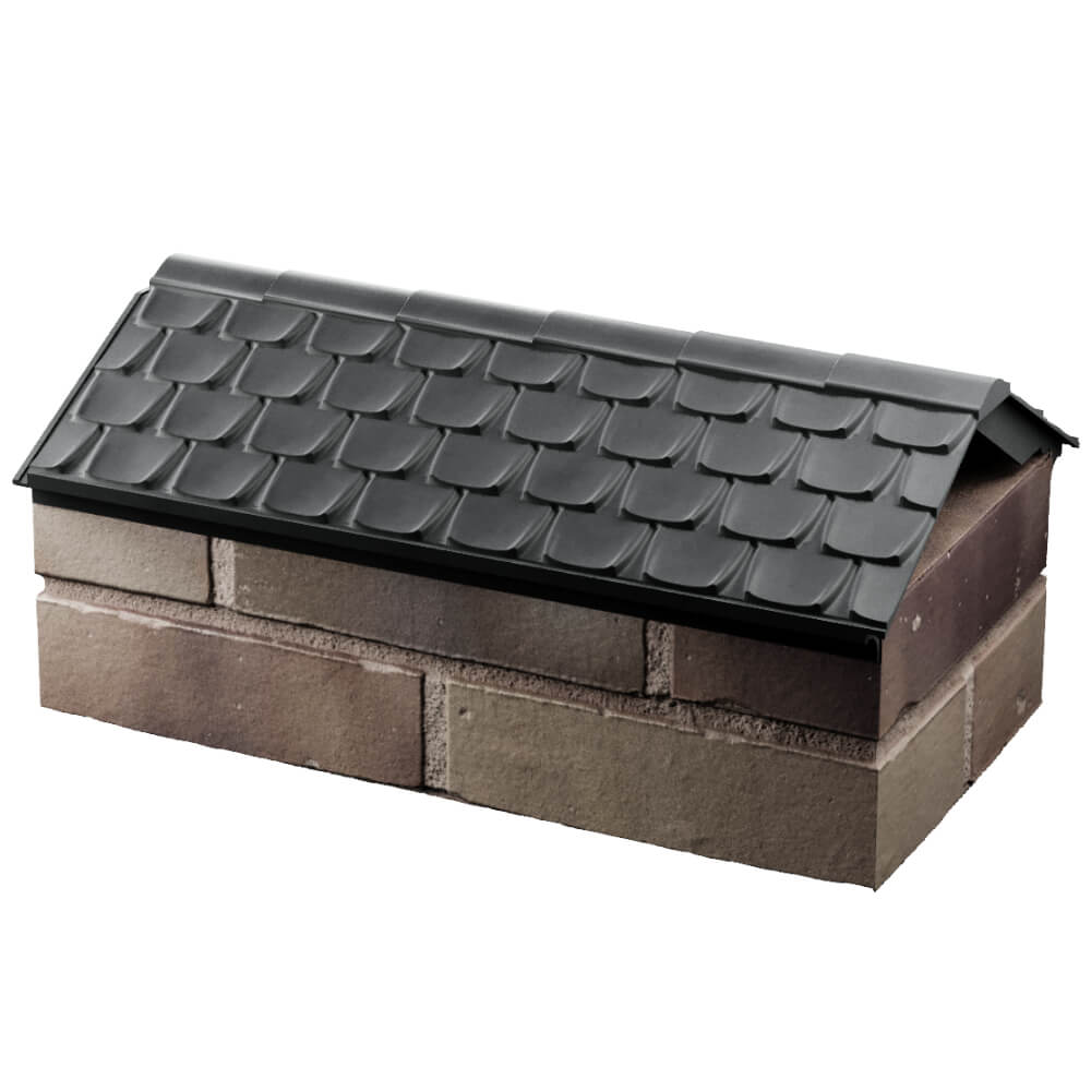 Парапет Zking Эльбрус Серый с посадкой на 1 кирпич (255мм) в Ленинск-Кузнецком фото