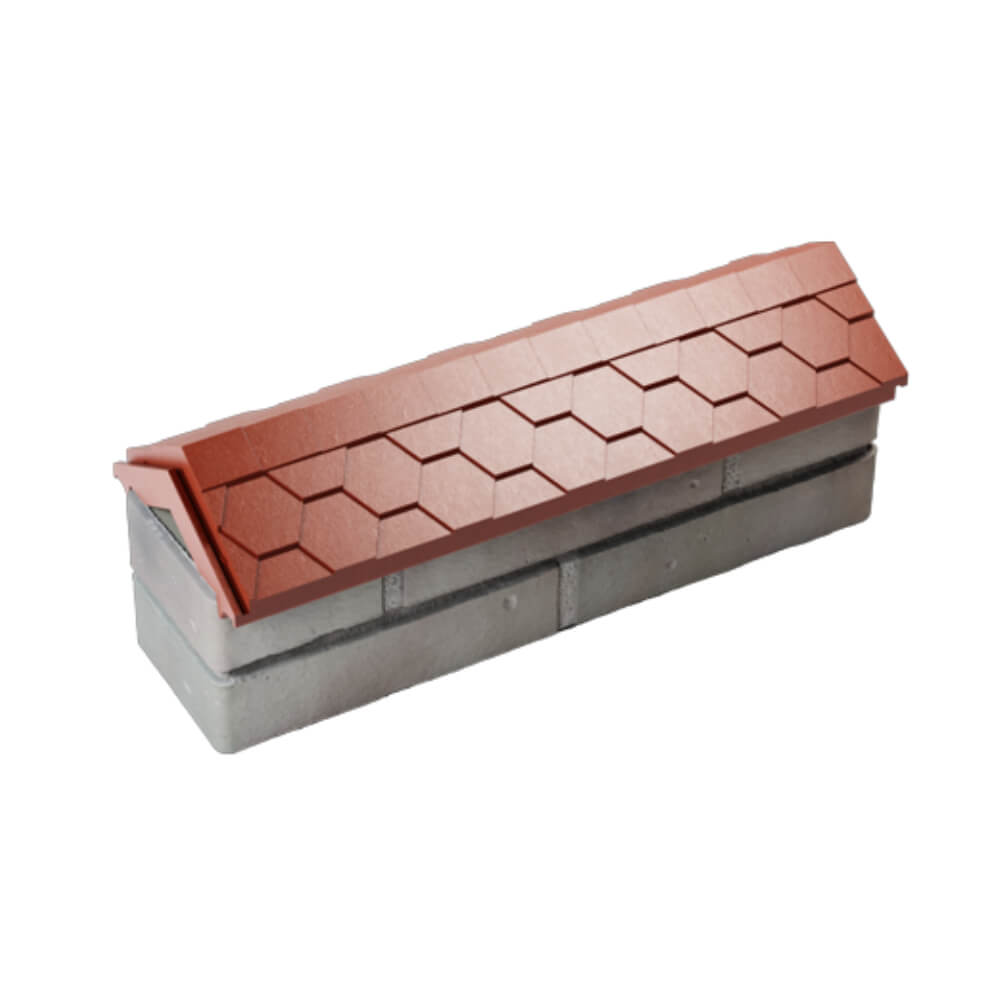 Парапет Zking Эверест Красный с посадкой на 0.5 кирпича (130мм) в Ленинск-Кузнецком фото