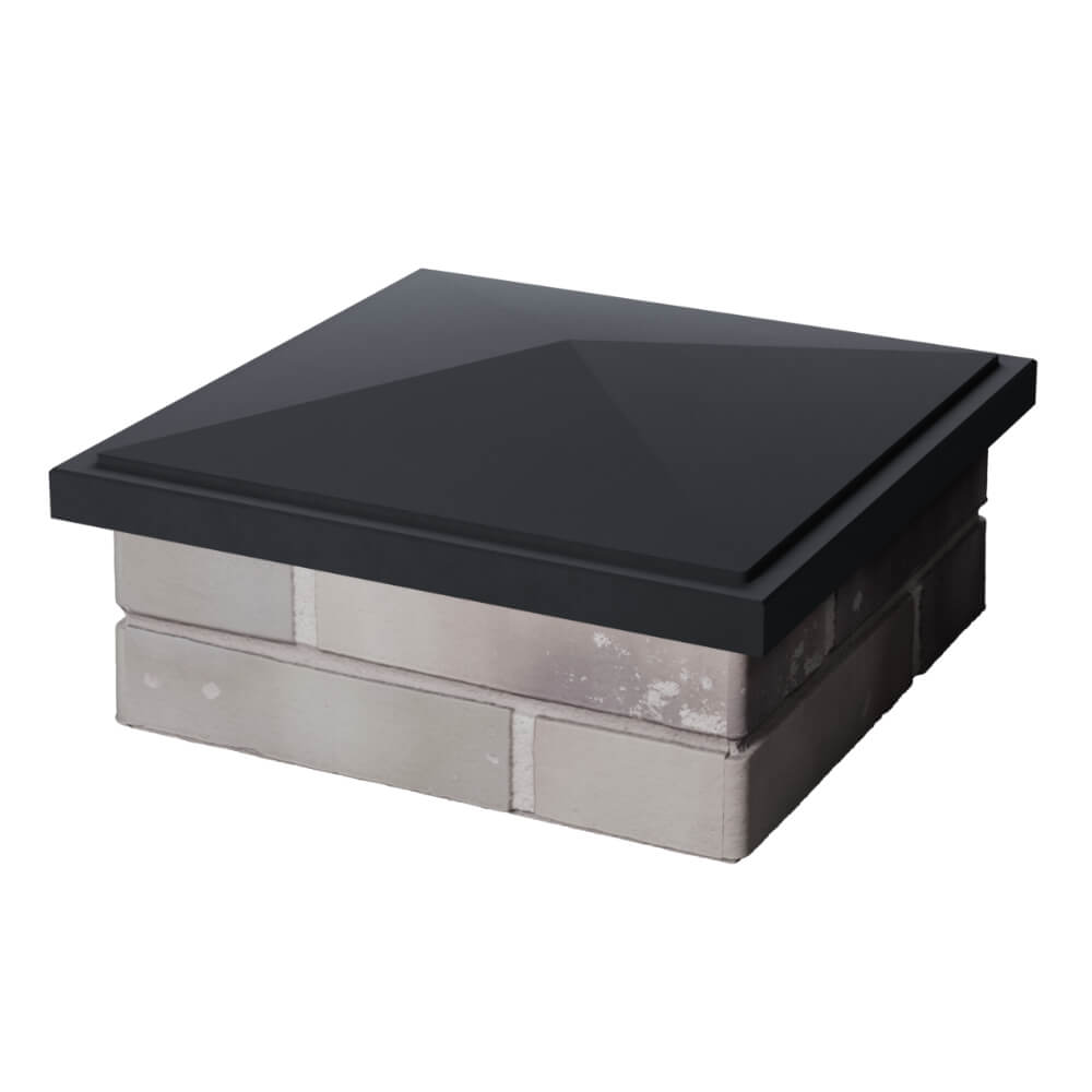 Колпак Zking БонаМоно Серый на столб 1.5х1.5 кирпича (385х385, 400х400мм) в Ленинск-Кузнецком фото