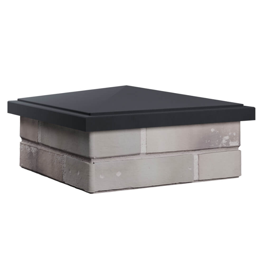 Колпак Zking БонаМоно Серый на столб 1.5х1.5 кирпича (385х385, 400х400мм) в Ленинск-Кузнецком фото