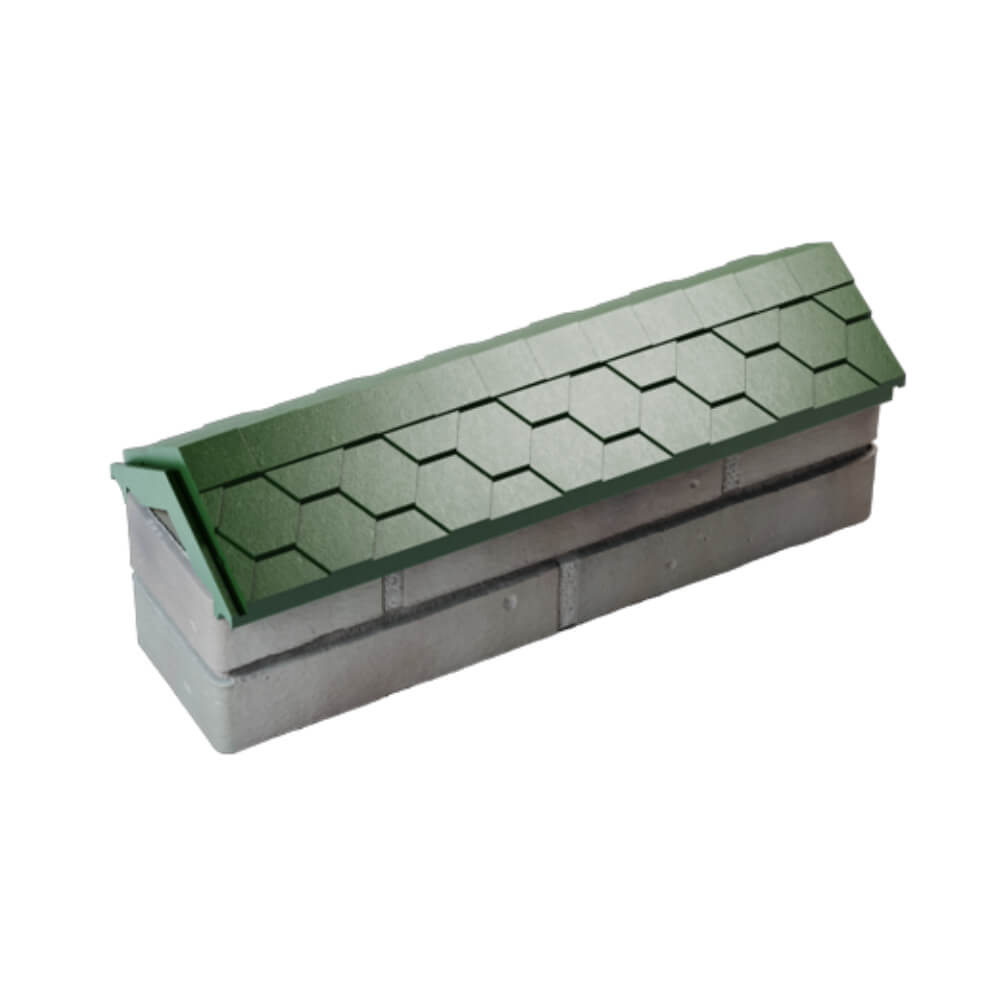 Парапет Zking Эверест Зеленый с посадкой на 0.5 кирпича (130мм) в Ленинск-Кузнецком фото