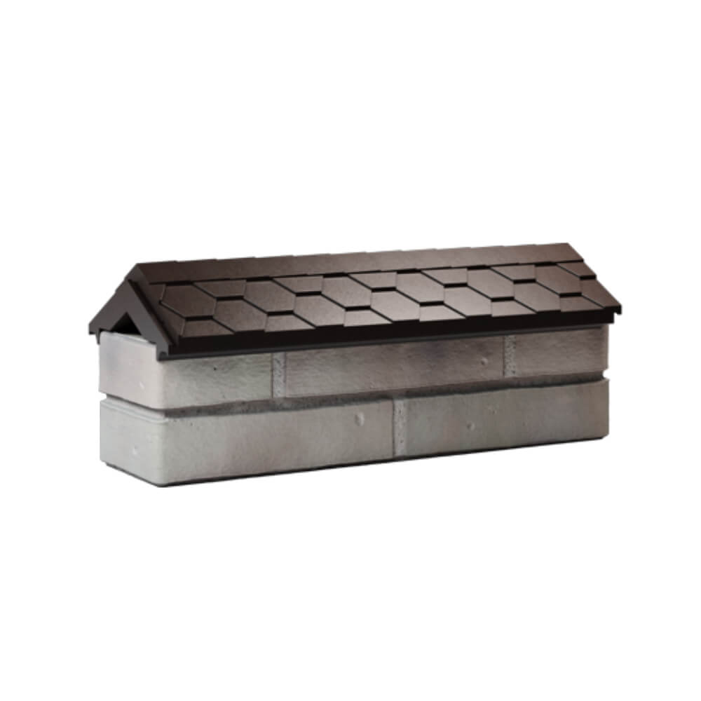 Парапет Zking Эверест Коричневый с посадкой на 0.5 кирпича (130мм) Ленинск-Кузнецкий фото