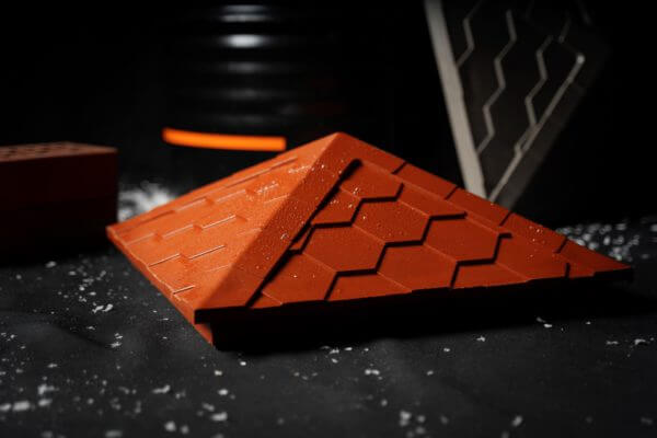 Колпак Zking Эверест Красный на столб 1.5х1.5 кирпича (390х390мм) в Ленинск-Кузнецком фото