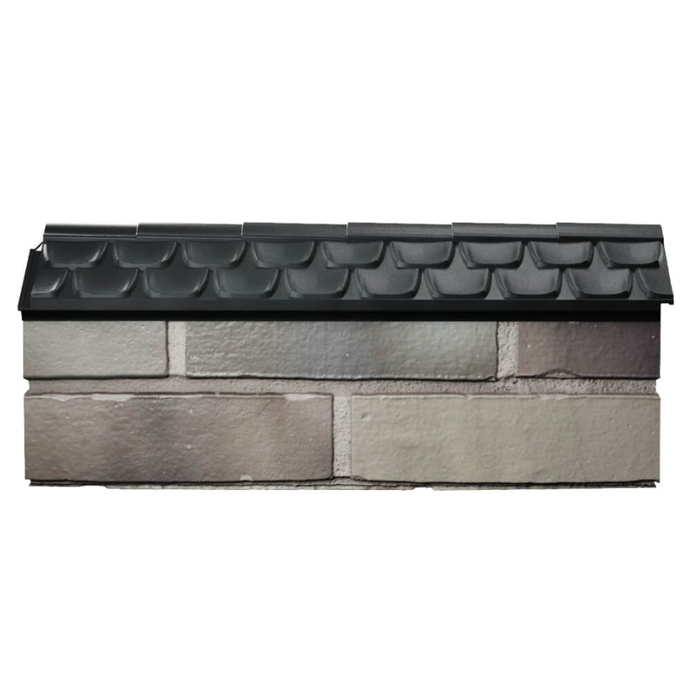 Парапет Zking Эльбрус Черный с посадкой на 0.5 кирпича (130мм) в Ленинск-Кузнецком фото